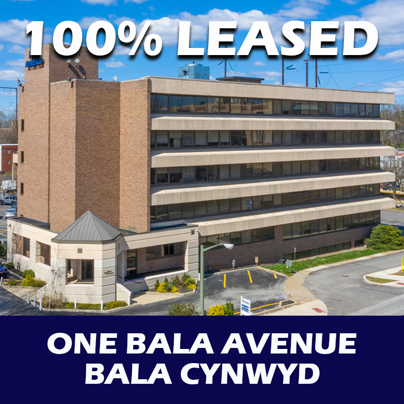 One Bala Plaza is Fully Leased Beacon Commercial Realty