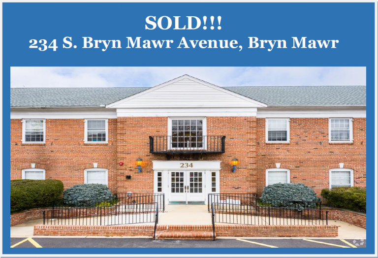 Sale of 234 South Bryn Mawr Avenue Beacon CRE